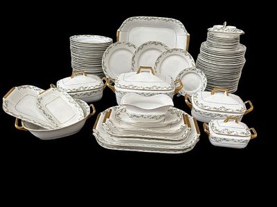 Vista Alegre Dinner Set. Vista Alegre brand dinner set complete with side plates, soup plate 