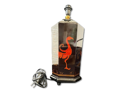 Base for Table Lamp. Base for lampshade in lacquered resin without lampshade. For slim socket 