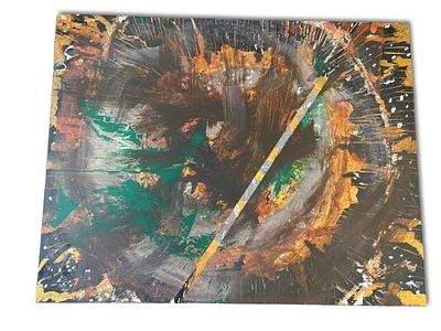 Abstract Paitting. Decorative acrylic painting on canvas. Private collection. Abstract art. Wall 