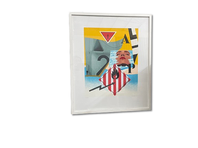 PETER LASEN - SCREEN PRINT - ORIGINAL. Peter Klasen 
Screen printing 
Fabriano Paper 5 GF 300gr 