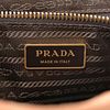 Prada Bonnie Cocos large suede handbag. Pragmatic, contemporary elegance defines this suede Image - 1