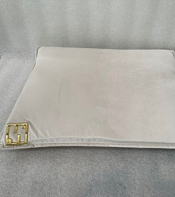 Decorative Cushion. Decorative cushion in soft velvet with memory foam interior and polished 