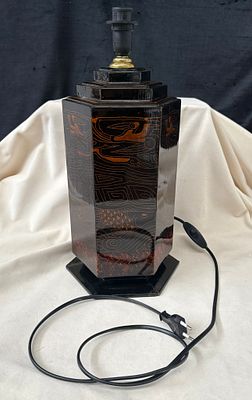 Table Lamp Base. Resin lamp base. Signs of use.