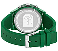 Lacoste watch. Brand LACOSTE 
Model 2010973 
Color green 
Movement battery 
Water resistance Image - 2