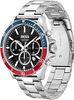 Hugo Boss Watch. BRAND 
BOSS 
Chronograph 
Yes 
Gender 
Men's 
Dial Color 
Black 
Strap Color Image - 1
