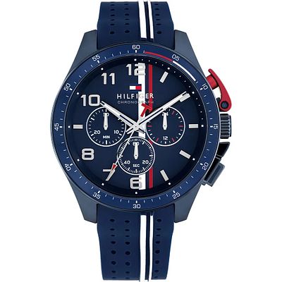 Tommy Hilfiger Watch. Functions: 
CHRONOGRAPH 
Movement: 
QUARTZ 
Resistance: 