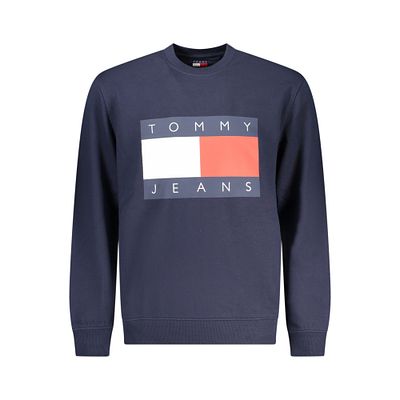 Hoodie Tommy Hilfiger. LONG-SLEEVED SWEATSHIRT, BRUSHED, CREW NECK, PRINT, LOGO, 95% 