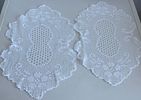 Lace Cloths. Set of handmade lace cloths, oval-shaped. Signs of use.Image - 2