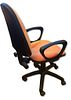 Office Chair. Swivel office chair with height adjustment, upholstered in fabric. Signs of use.Image - 3