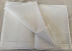 Linen Bottom Sheet. Linen fitted sheet with open hem in excellent condition, very little use.Image - 1