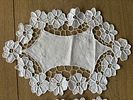 Conjunto de 2 Naprons em Linho. Set consisting of 2 linen napkins. Signs of use.Image - 1