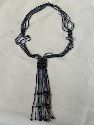 Necklace. Beaded necklace. Signs of wear.