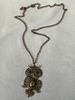 Necklace. Gold-tone metal necklace in the shape of an owl. Vintage. Signs of wear.Image - 2
