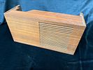 Phillips Turntable Vintage. Vintage wooden Phillips record player. No information on how it Image - 2