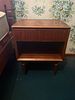 Bed with Bedside Table. Single mahogany bed with vintage nightstand. The bed has some broken Image - 3