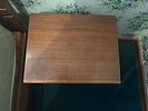 Bed with Bedside Table. Single mahogany bed with vintage nightstand. The bed has some broken Image - 5