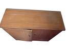 Cabinet. Brown sideboard with two doors. Signs of use.Image - 2