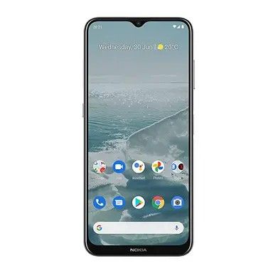 Nokia G20. The Nokia G20 is a budget-friendly smartphone built for longevity, featuring a 6.5″ 