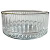 Glass Bowl. Glass goblet with a gold rim.Image - 2