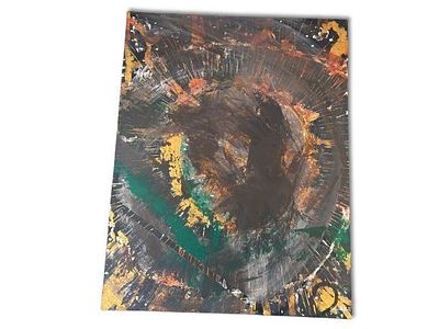 Pintura Abstrata. Tela decorativa de pintura acr&iacute;lica sob tela . Cole&ccedil;&atilde;o particular. Arte 