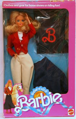 Barbie Ride Gift Set - Ano 1988. Barbie anda a Cavalo e respectivas roupas de equita&ccedil;&atilde;o. Caixa 