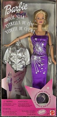 Barbie Movie Star - Ano 1999. Barbie Estrela de Cinema. Data da caixa: 1999.