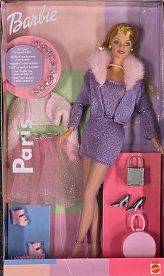 Barbie Paris - Ano 1999. Barbie Paris. Data da caixa: 1999. Dif&iacute;cil de encontrar.