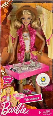 Barbie Paleontologist - Ano 2011. Paleont&oacute;loga. Data da caixa: 2011. Raro.