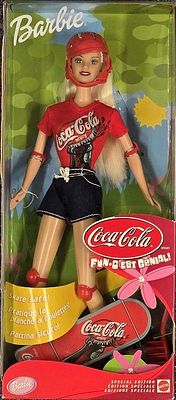 Barbie Coca Cola Fun-C&eacute;st Genial.- Ano 2001. Barbie Coca-Cola Fun-C&eacute;st Genial.. Data de caixa: 2001.