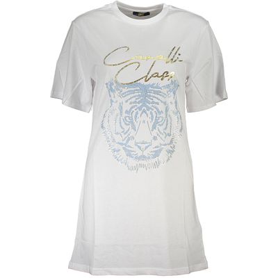 Cavalli Class T-shirt. SHORT-SLEEVE T-SHIRT, REGULAR FIT, ROUND NECK, PRINT, LOGO 
Composition: 