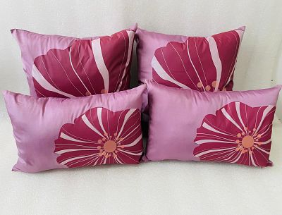 Set of 4 Decorative Cushions. Set composed of 4 units of decorative cushions in natural seat 