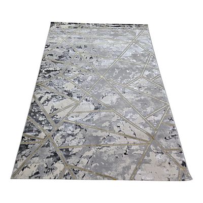 Rug. Designed to captivate the eye, the rug has a striking design, which is suitable for both 