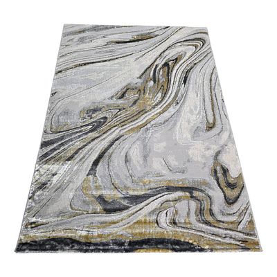 Rug. Designed to captivate the eye, the rug has a striking design, which is suitable for both 