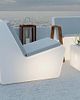 Armchair. Outdoor armchair made of polyethylene, which makes them lightweight and highly Image - 1