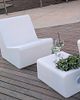 Armchair. Outdoor armchair made of polyethylene, which makes them lightweight and highly Image - 2