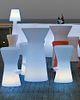 Bar Stools ( 4 units). Set of 4 high bar stools for outdoor use. 
Made of polyethylene, which Image - 3