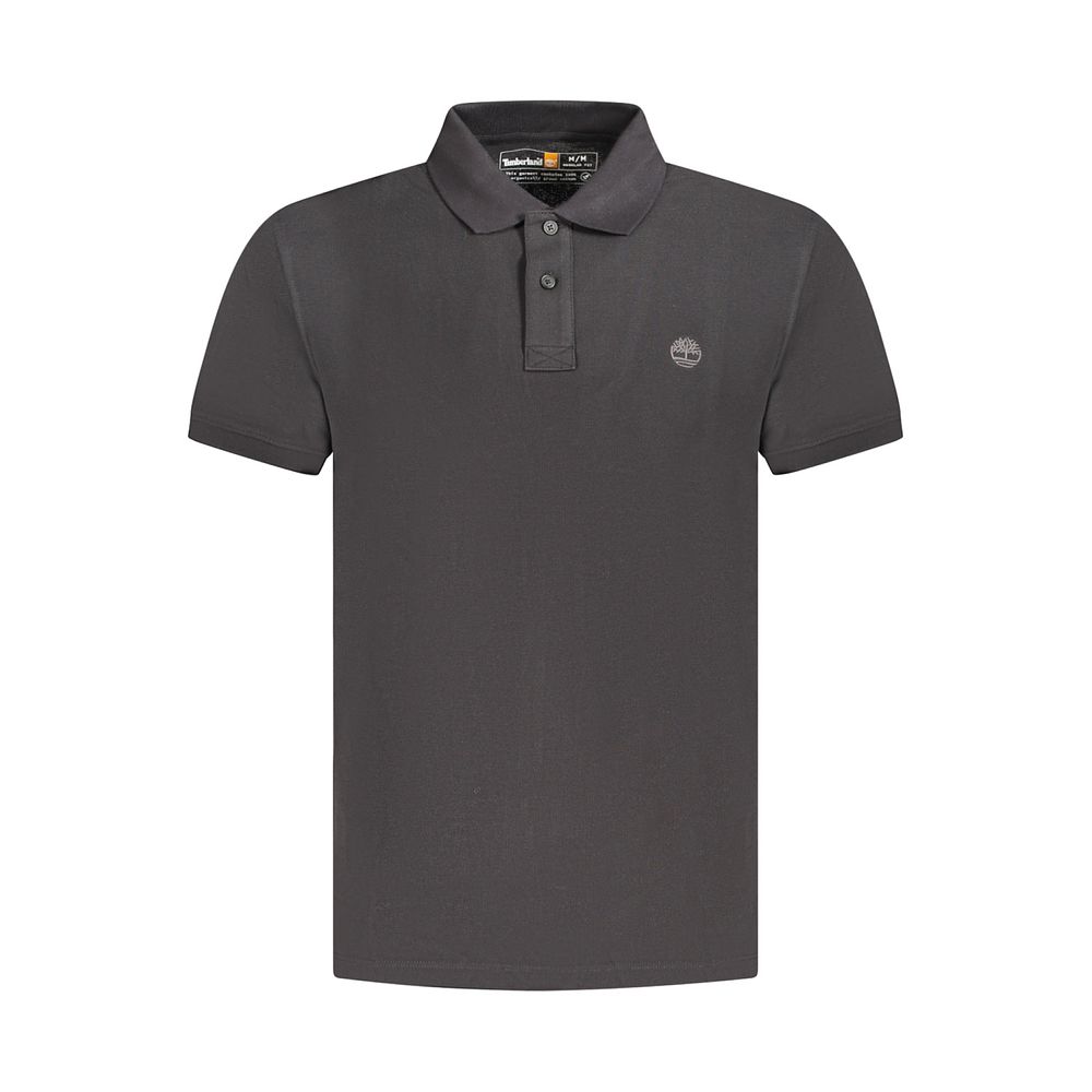 Timberland T-shirt. SHORT-SLEEVE POLO SHIRT, REGULAR FIT, 2 BUTTONS, EMBROIDERY, LOGO, 100% 