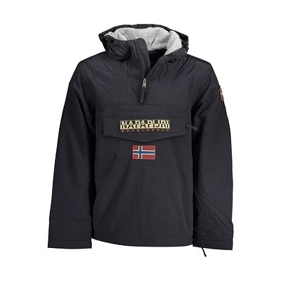 Napapijri Jacket. Rainforest jacket with long sleeves, hood, one central pocket with zip and 