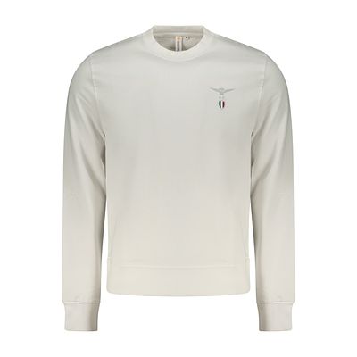 Accademia Militare Hoodie. LONG-SLEEVED, UNBRUSHED, CREW NECK SWEATSHIRT WITH EMBOSSED PRINT AND 