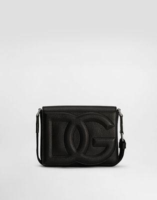 Dolce Gabbana Handbag. Medium 'Dg Logo' Crossbody Bag From Dolce &amp; Gabbana In Black Leather 