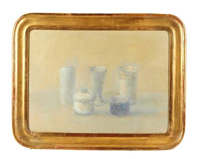 Norma Mascellani (Bologna, 03/07/1909 - Bologna, 07/12/2009) "Natura morta" Olio su cartone telato Cm 50x70