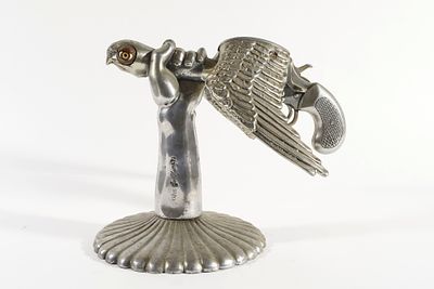 Valeriano Trubbiani (Macerata, 02/12/1937 - 29/08/2020) "Vola colomba" 1970 Scultura in metallo Cm 30x38x28