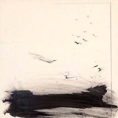 Attraverso l'evento - GIOSETTA FIORONI (Roma, 1932 - ) Attraverso l'evento 1986 disegno a china su 