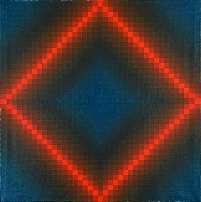 Couleur - HUGO DEMARCO (Buenos Aires, 1932 - Parigi, 1995) Couleur 1981 acrilici su tela cm. 40x40 