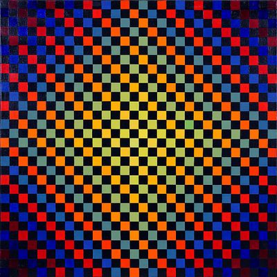 Couleur - HUGO DEMARCO (Buenos Aires, 1932 - Parigi, 1995) Couleur 1982 acrilici su tela cm. 60x60 