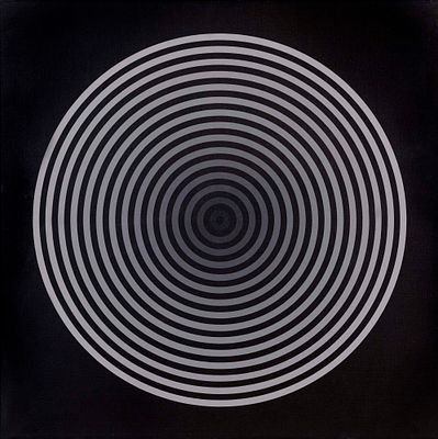 Gradazione n&deg; 43 15P Nero Bianco su Nero - MARINA APOLLONIO (Trieste, 1940 - ) Gradazione n° 