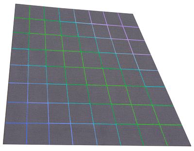 senza titolo - HANS JORG GLATTFELDER (Zurigo , 1939 - ) senza titolo 1970 acrilici su tela cm. 