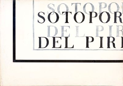 Toponomastica - RAOUL SCHULTZ (Isola Lero, 1931 - Venezia, 1971) Toponomastica 1965/68 olio e 