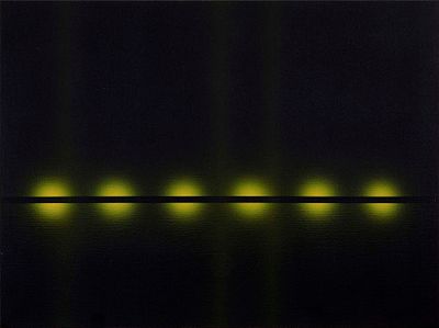 Lucimetrico in nero - ENNIO FINZI (Venezia, 1931 - 2024) Lucimetrico in nero 2007 acrilici su tela 