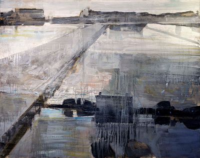 San Francisco - GIOVANNI FRANGI (Milano, 1959 - ) San Francisco 2009 olio su tela cm. 160x200 